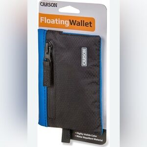 Carson Floating zipper wallet,water repellent material,holds 12 cards,key tab